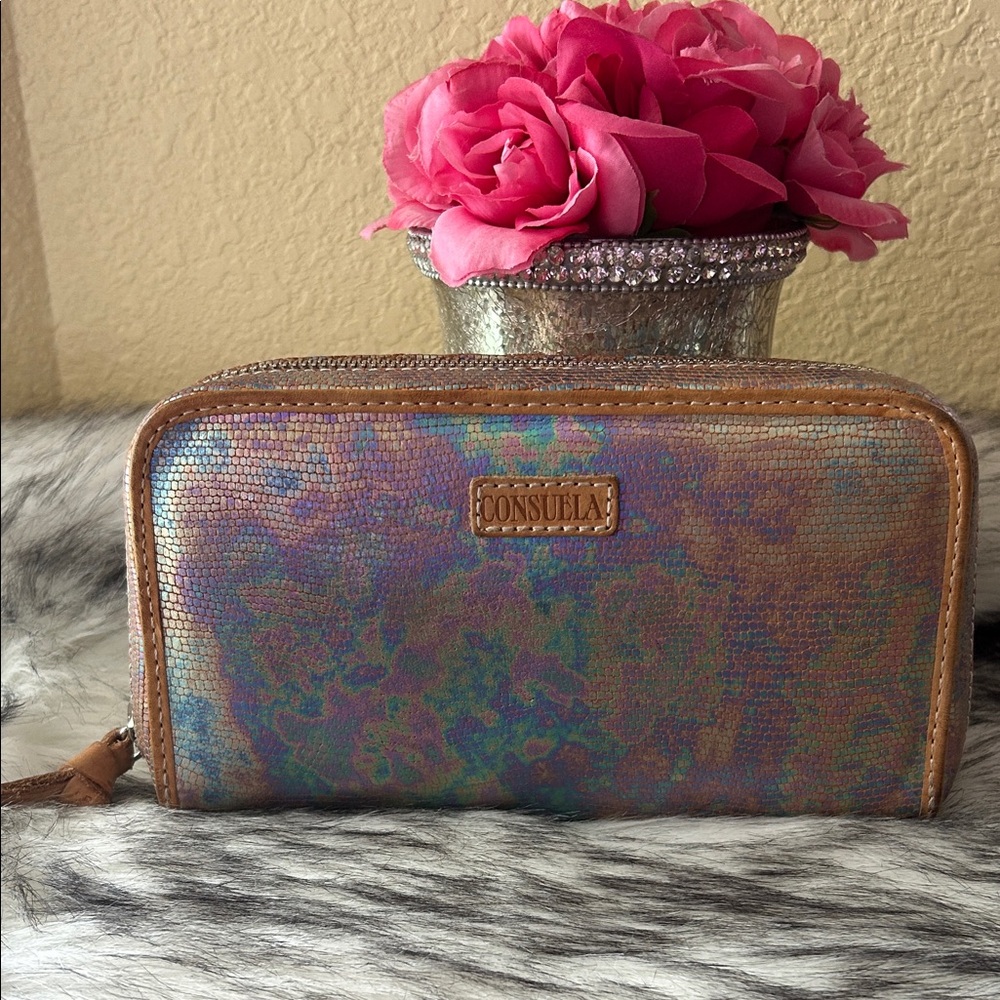 Consuela Gloria Wristlet large wallet.